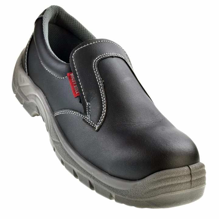 BUZZY BULL SPORT รองเท้าเซฟตี้ ไม่มีเชือก พื้นพียู เบา หัวเหล็ก พื้นมีแผ่นเหล็ก กันไฟฟ้าสถิตย์