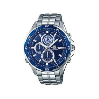 casio edifice silver blue