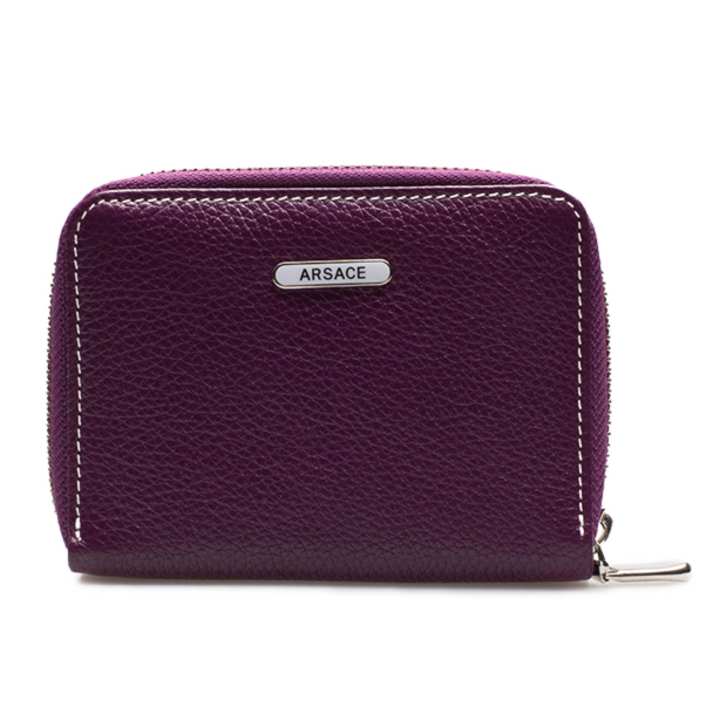 Chinatown Leather กระเป๋าสตางค์หนังแท้ รุ่น ซิปรอบ - สีม่วง