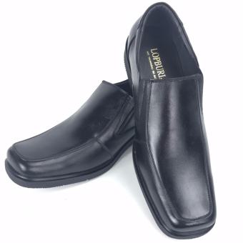 Chinatown Leather รองเท้าหนังวัวแท้ คัทชูว์หน้ายาว สีดำ