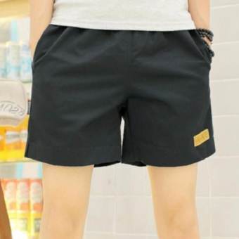 Clothes Fashion กางเกงขาสั้น (สีดำ) รุ่น4001