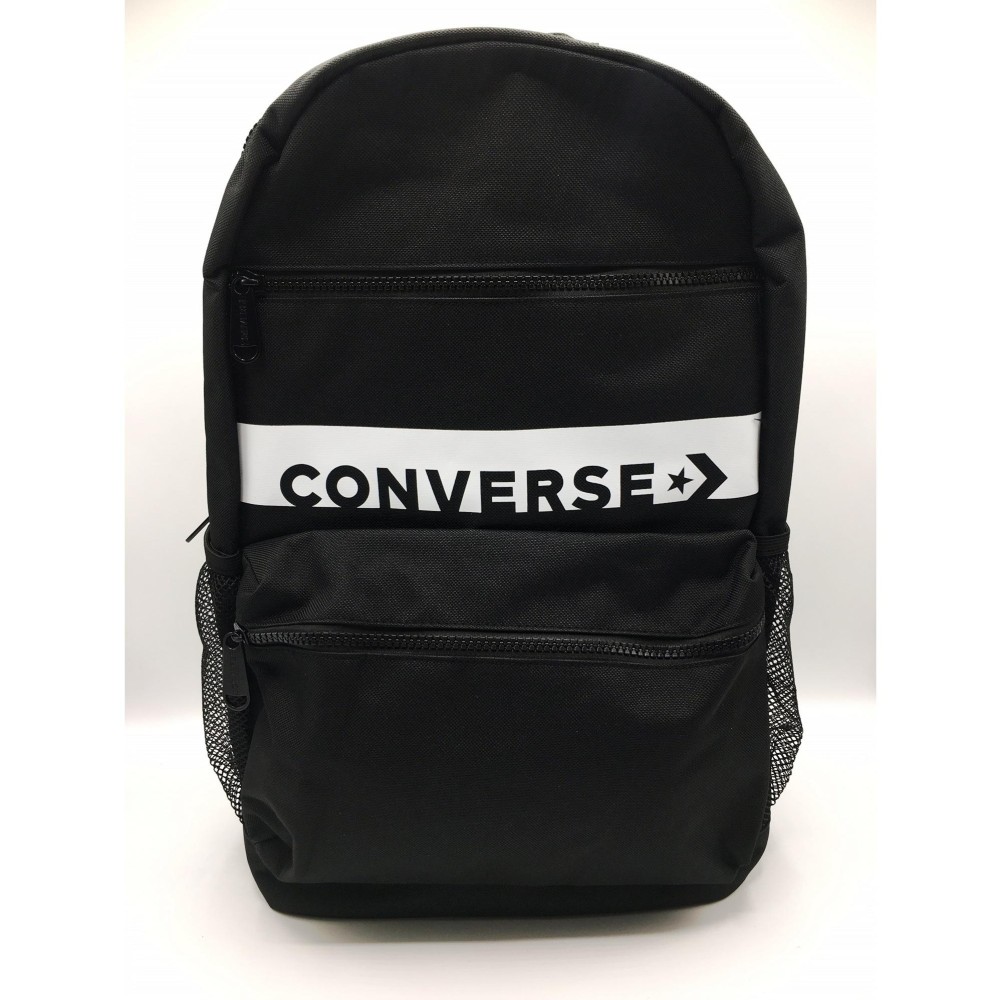 CONVERSE กระเป๋าสะพาย รุ่น REVOLUTION BACKPACK BLACK - 126001356BK-F (BLACK/WHITE)