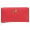 DKNY Bryant Saffiano Leather Zip Around Wallet (Crimson)