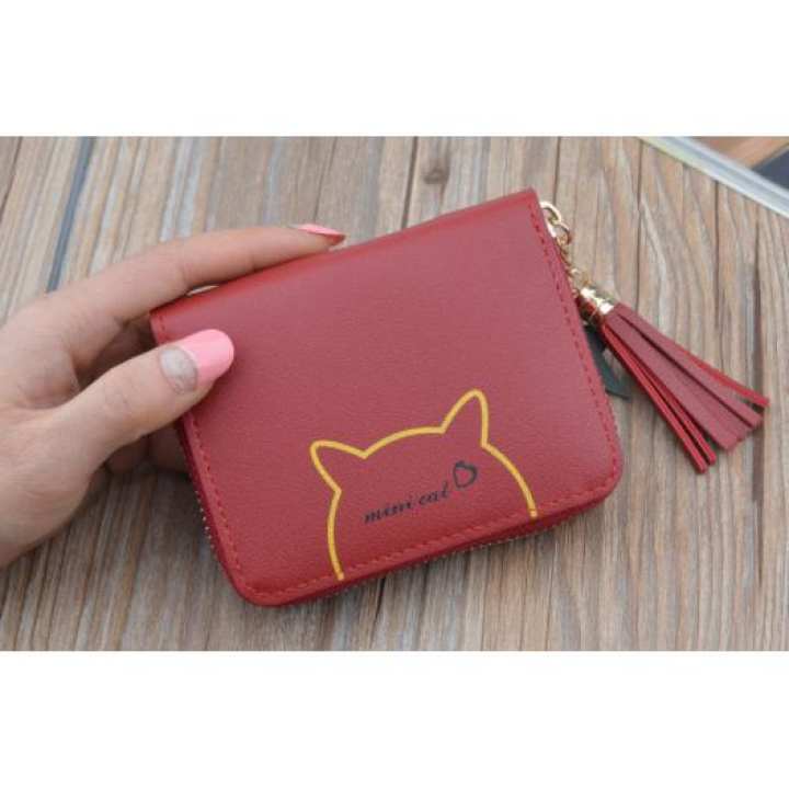 Fashion Plaid Pattern Short Leather Wallet