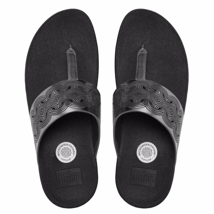 FITFLOP รองเท้าแตะรุ่น BAHIA PEWTER COLOR สี PEWTER