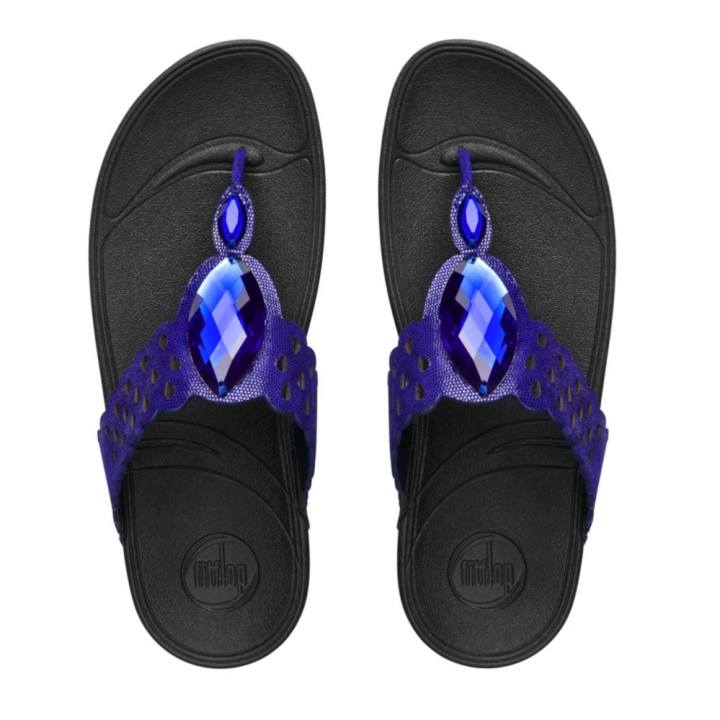 FITFLOP รองเท้าแตะหญิง BIJOO สี 317 MAZARINE BLUE