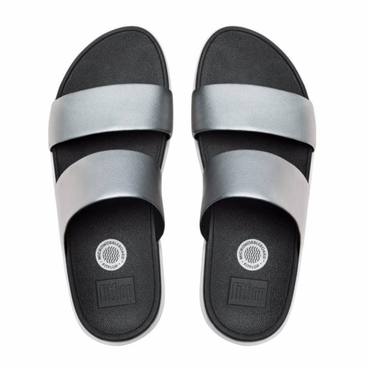 FITFLOP รองเท้าแตะหญิงรุ่น LOOSH SLIDE สี SILVER