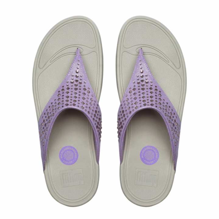 FITFLOP รองเท้าแตะหญิง NOVY สี 340 DUSTY LILAC