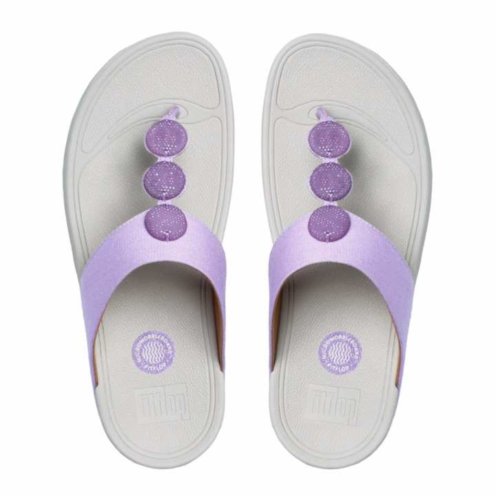 FITFLOP รองเท้าแตะหญิง PETRA (SUGAR) สี 340 DUSTY LILAC