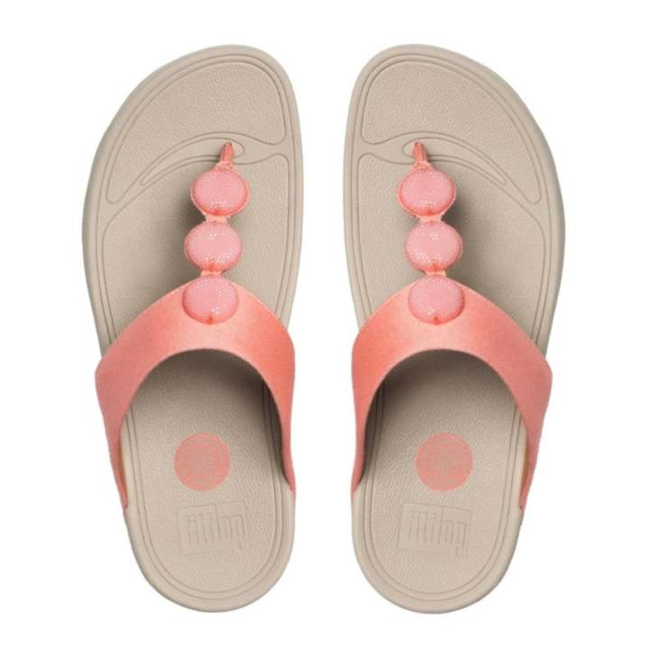 FITFLOP รองเท้าแตะหญิง PETRA (SUGAR) สี 341 ORANGE HUSH