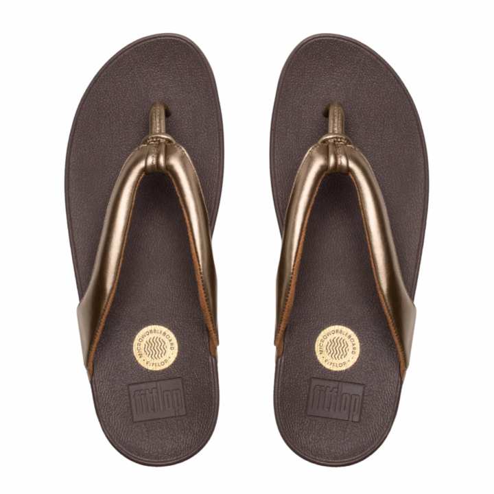 FITFLOP รองเท้าแตะหญิงรุ่น SWIRL สี BRONZE