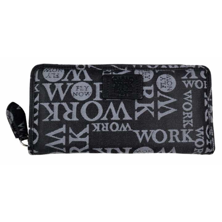 Flynow Work กระเป๋าสตางค์ รุ่น 12-08-00-50014-1 สี Black
