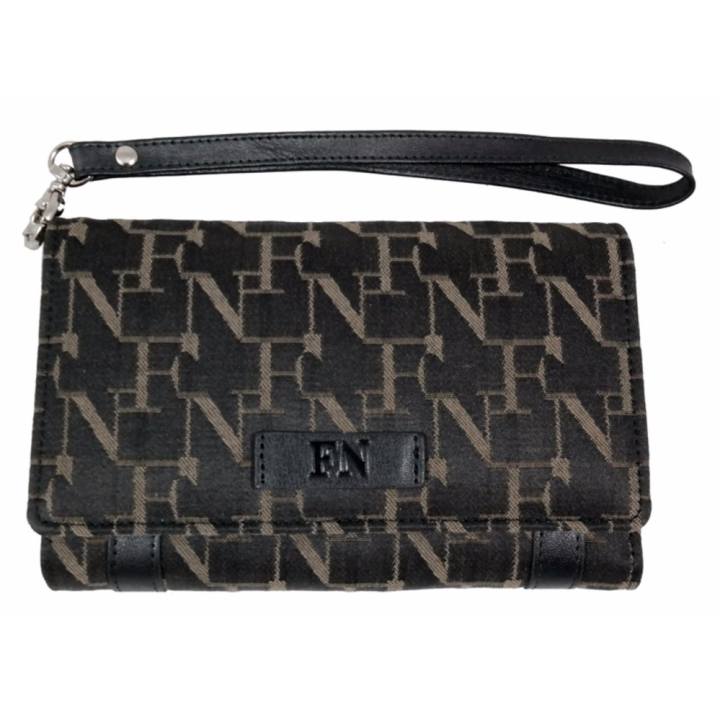 FN BAG กระเป๋าสตางค์สำหรับผู้หญิง wallet 12-08-00-50133-7 Col. Black