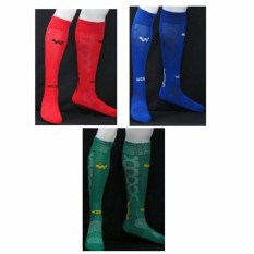 ถุงเท้าฟุตบอลเด็ก รุ่น FOCUS KIDS 3 คู่  (สีเขียว1คู่ สีแดง 1คู่  สีน้ำเงิน 1คู่)