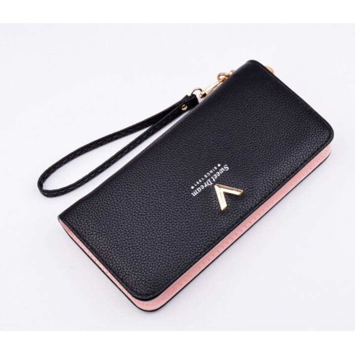 good life กระเป๋าสตางค์ใบยาว กระเป๋าเงินผู้หญิง กระเป๋าตังตามวันเกิด รุ่น (black/pink/blue)