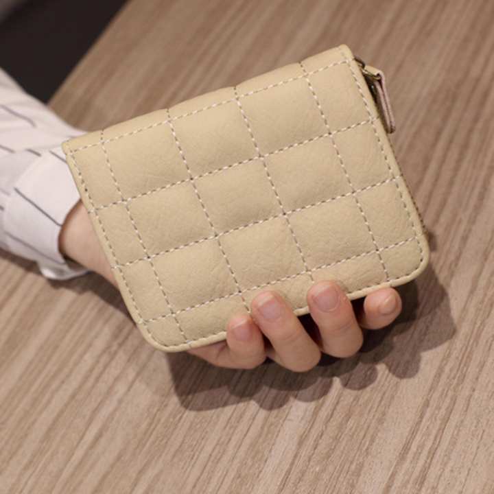 Japanese Bag กระเป๋าสตางค์ใบสั้น wallet women J-017 สีน้ำตาล