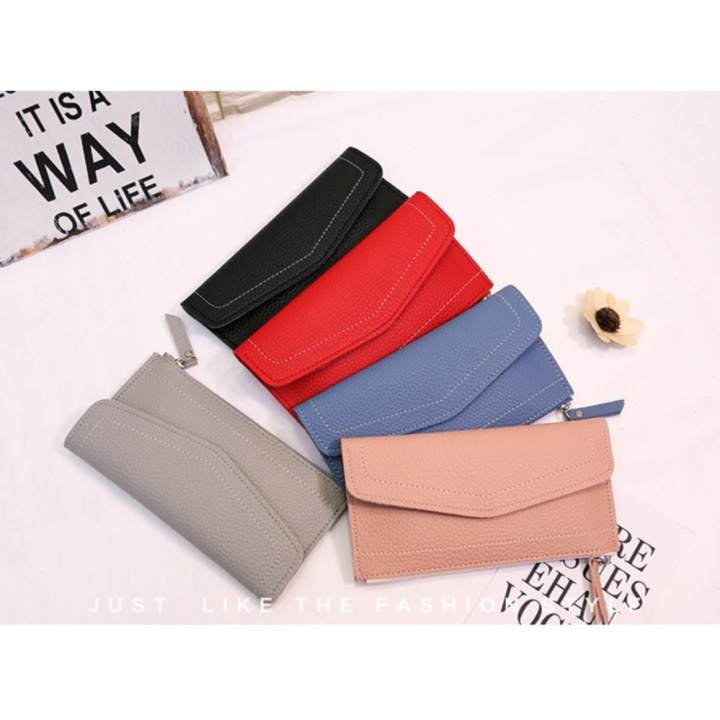 Korea กระเป๋าสตางค์ใบยาว กระเป๋าเงินผู้หญิง กระเป๋าสตางค์ ผู้หญิง รุ่น N0-99