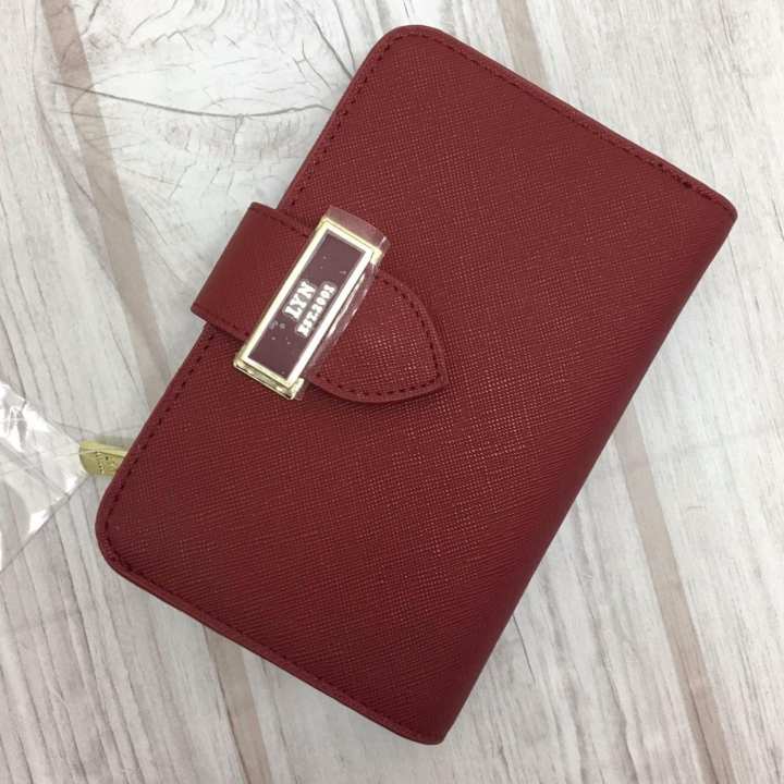 LYN Jackie Short Wallet (Dark Red)