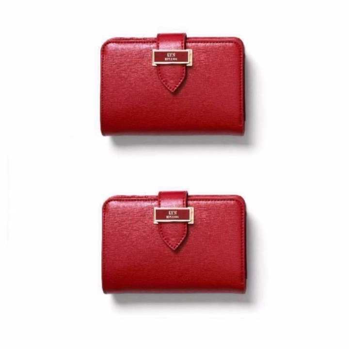 LYN JACKLE Short Wallet (Dark Red)