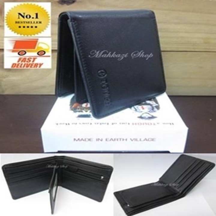 Mahkazi กระเป๋าสตางค์(หนังวัวแท้ 100%)+(กล่อง) กระเป๋าหนังแท้ทรงสั้น กระเป๋าหนังแท้ กระเป๋าสตางค์หนังแท้TOUGH กระเป๋าสตางค์ กระเป๋าตังค์ กระเป๋าสตางค์ผู้ชาย กระเป๋าเงิน กระเป๋าใส่เงิน รุ่นTOUGH162-S