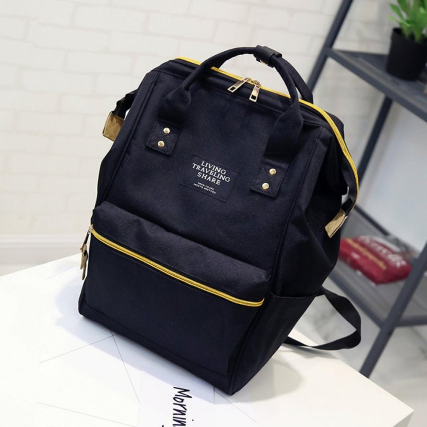 Marverlous กระเป๋า กระเป๋าเป้ กระเป๋าสะพายหลัง Backpack No.2017 - Black Marverlous กระเป๋า กระเป๋าเป้ กระเป๋าสะพายหลัง Backpack No.2017 - Black