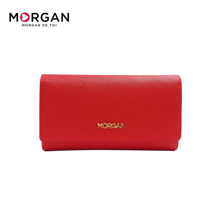 Morgan Bags กระเป๋าสตางค์หนังแท้ใบยาว ฝาพับ รุ่น Graze 02