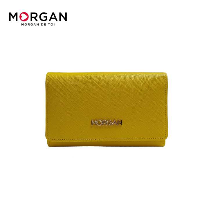 Morgan Bags กระเป๋าสตางค์หนังแท้ใบสั้น ฝาพับ รุ่น Graze 03