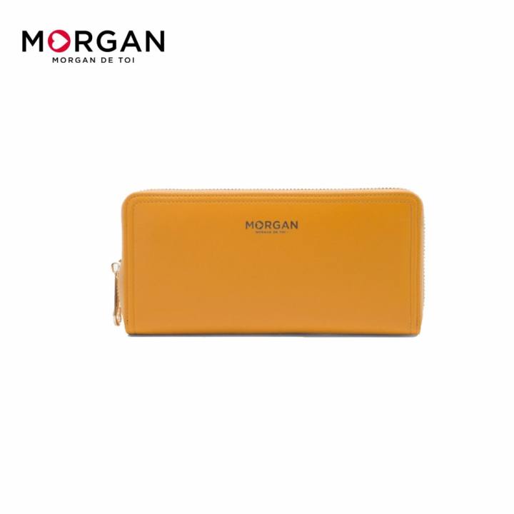 Morgan กระเป๋าสตางค์หนังแท้ รุ่น MATTIE 01 (YELLOW)