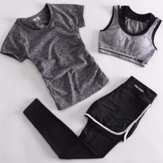 ชุดออกกำลังกาย 3 ชิ้น (เสื้อ บาร์ กางเกง)  / New sportswear sets (Shirt + Sports bar + Leggings)