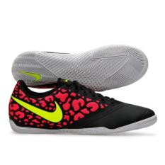 Nike รองเท้าฟุตซอล Futsal รุ่น Elastico ของแท้แน่นอน (สีดำ/พรางชมพู)