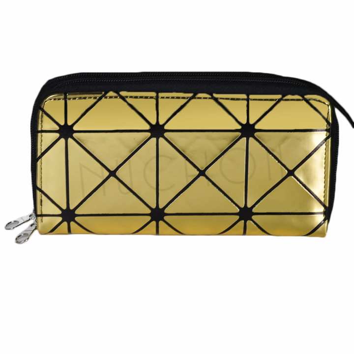 Nuchon Bag Wallet กระเป๋าสตางค์ ใส่โทรศัพท์ มือถือได้ ใส่เงิน แฟชั่น ผู้หญิง ราคาถูก Iphone6 Plus Size L สีทอง รุ่น RichGold Bao Bao Issey