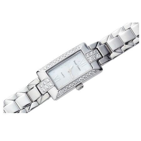 Royal Crown นาฬิกาข้อมือผู้หญิง สายสแตนเลส ประดับเพชร รุ่น 3591 - Silver