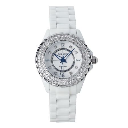 Royal Crown นาฬิกาข้อมือ - รุ่น 3821L สีขาว