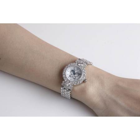 Royal Crown นาฬิกาข้อมือ รุ่น 3844 - สีเงิน