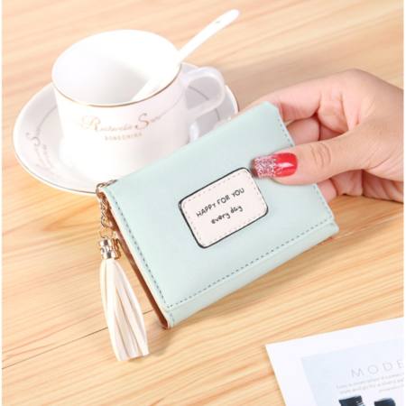 super fashion Purse Japan and South Korea wallet tassel