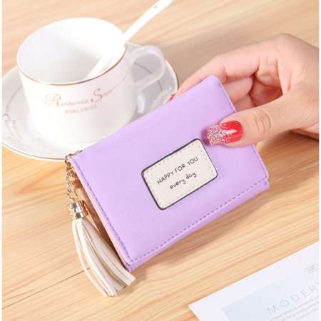 super fashion Purse Japan and South Korea wallet tassel