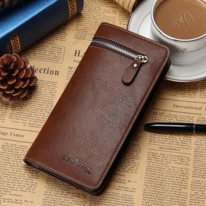 Trusty กระเป๋าเงินยาว กระเป๋าสตางค์ ใบยาว - Baellerry 0983 Brown