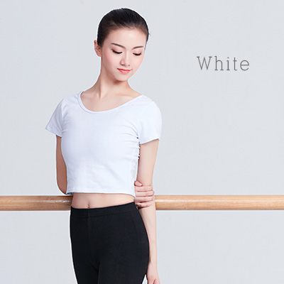Women Yoga Top Short Sleeve Shirt Sport Fitness Shirt Girls T Shirt Black Dance Clothes Gym Top Gymnastic Wear