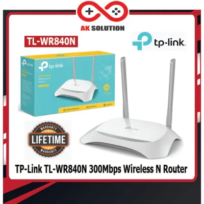 TP-Link TL-WR840N, 300Mbps Wireless N Router เราเตอร์ อุปกรณ์ขยายสัญญาณไวไฟ