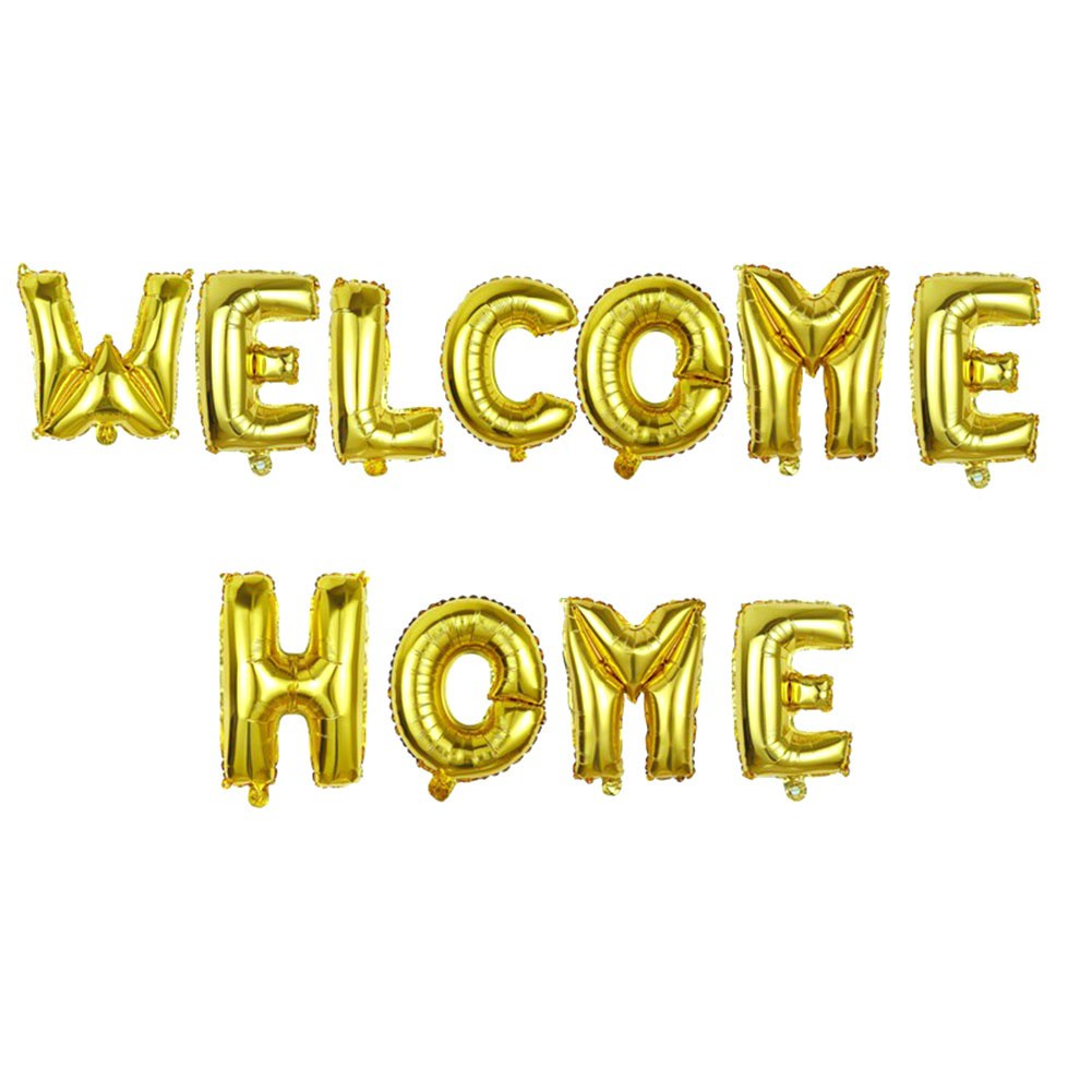 Welcome Back Home Letter Balloons Family Reunion Party Decor Self ...