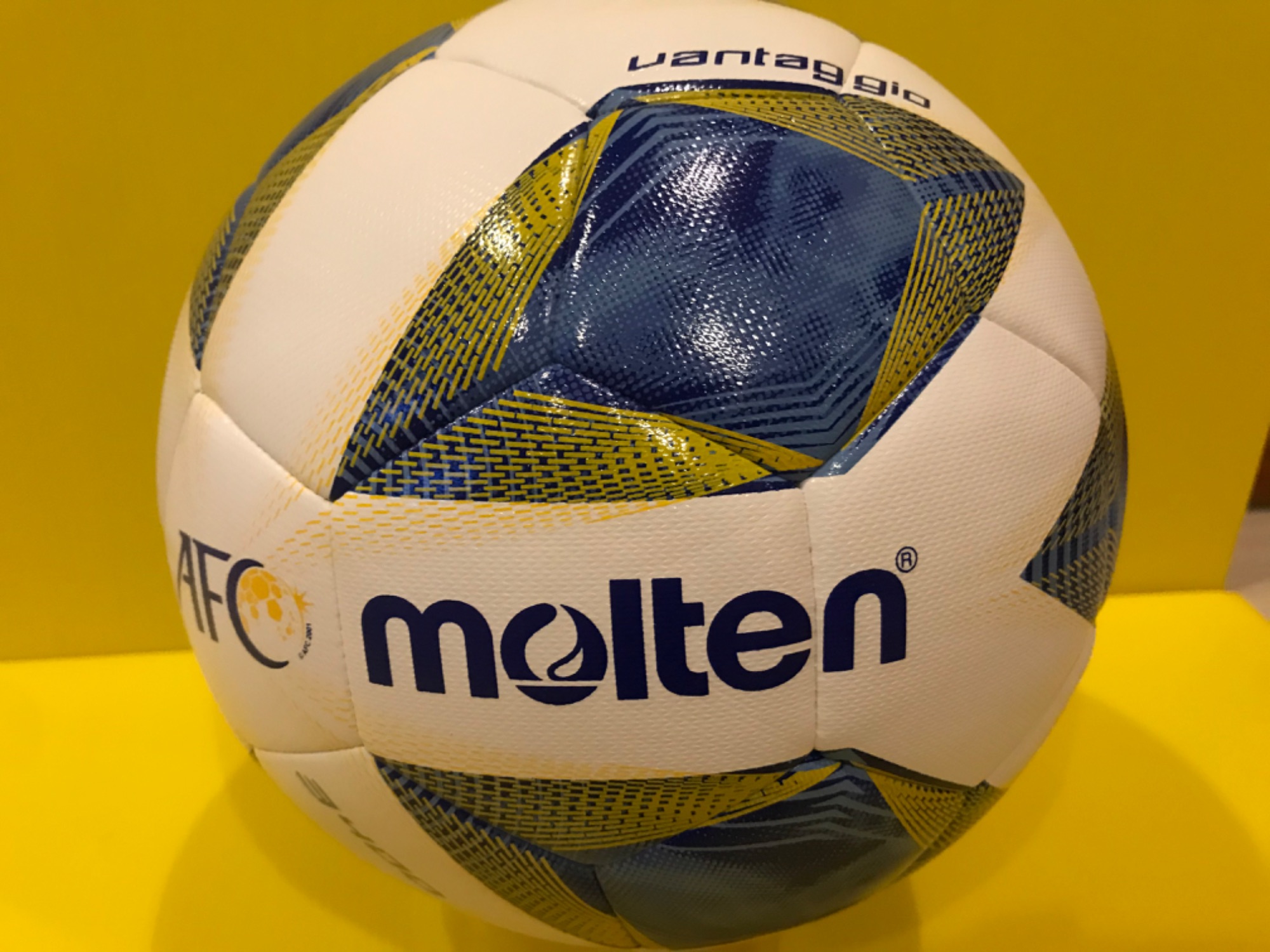 [ของแท้ 100%] ลูกฟุตบอล ลูกบอล Molten F5A3400-A เบอร์5 ลูกฟุตบอลหนัง PU หนังเย็บ ของแท้ 100% รุ่น AFC