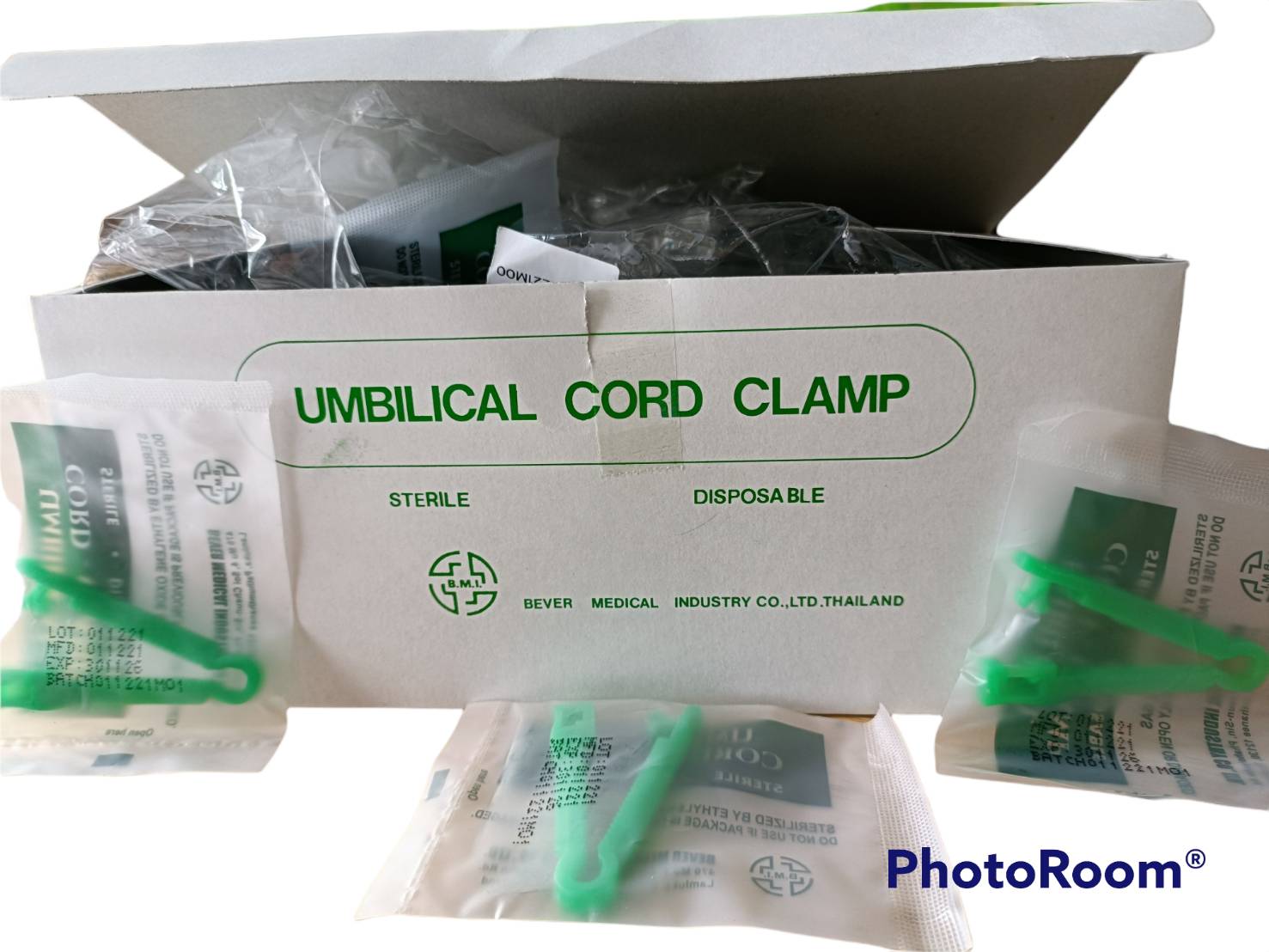 Umbilical cord clamp สายหนีบสะดือ 10 pcs. Lazada.co.th