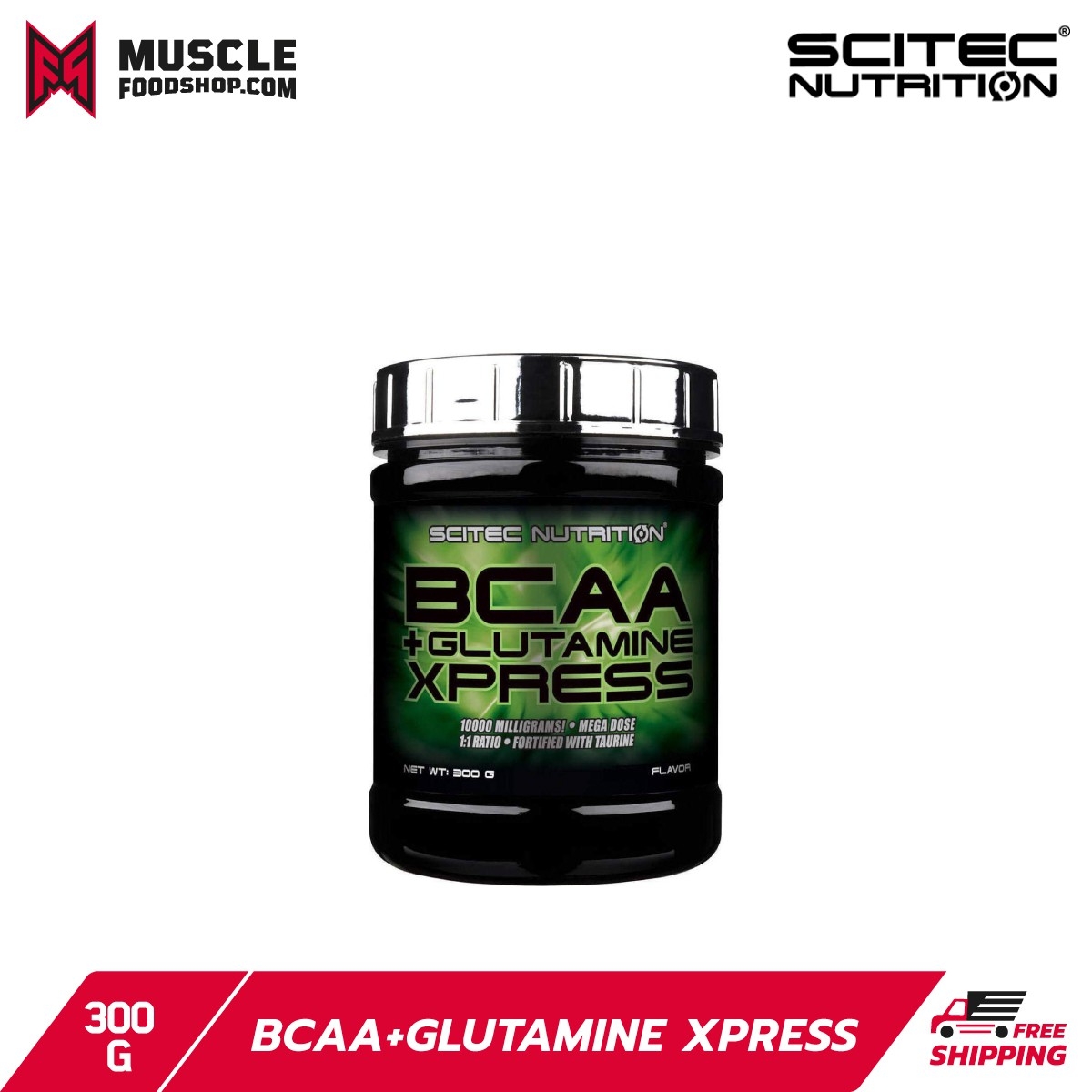 [ส่งฟรี !!] Scitec Nutrition รุ่น BCAA+Glutamine Xpress ขนาด 300g