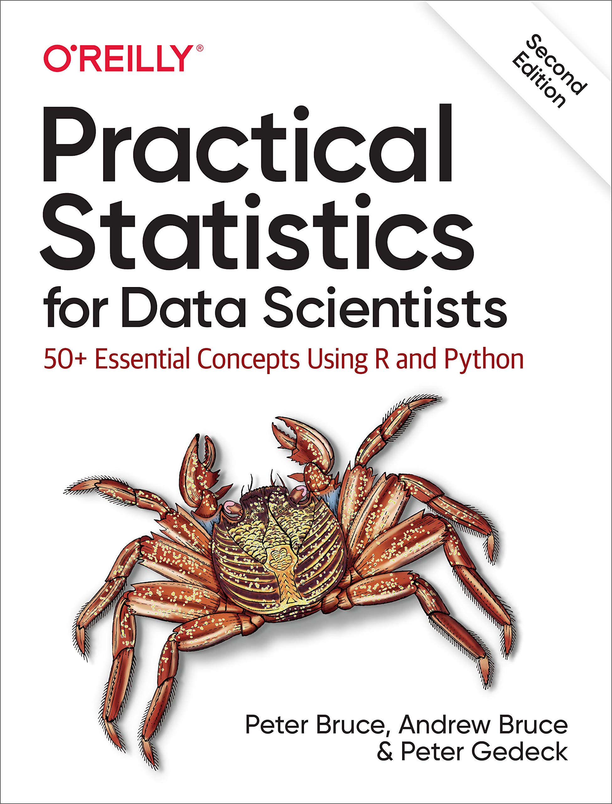 Practical Statistics for Data Scientists : 50+ Essential Concepts Using R and Python (2nd) (ใหม่) หนังสือภาษาอังกฤษพร้อมส่ง