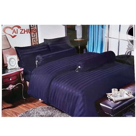 ขายด่วน จะหมดแล้ว foryou ผ้าปูที่นอนลายริ้ว สีกรม เกรด A ขนาด 3.5ฟุต 3 ชิ้น รัดมุม 4
ด้าน(ไม่รวมผ้านวม) จัดเต็ม