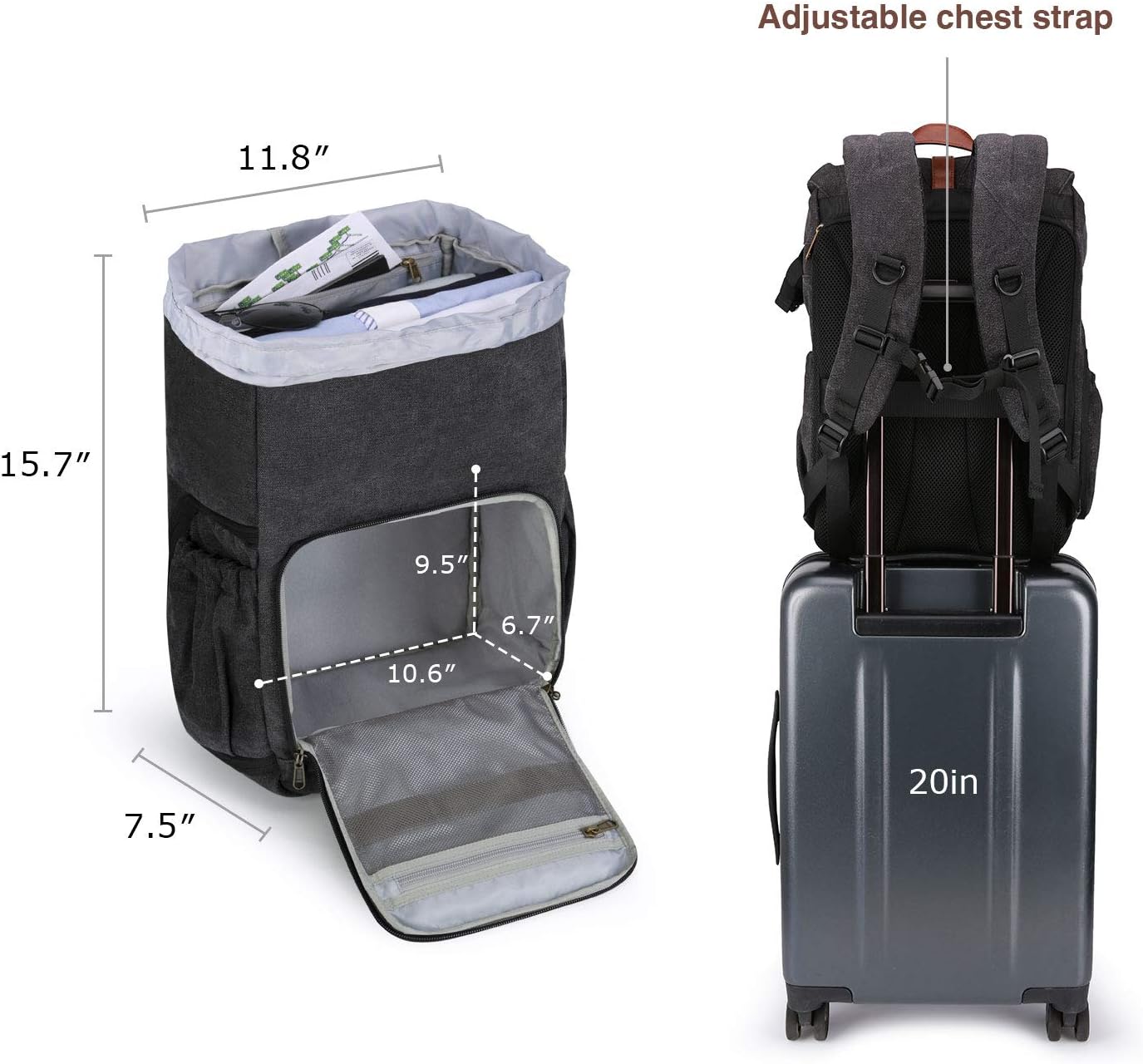 กระเป๋ากล้อง BAGSMART ANNISTON CAMERA BACKPACK กระเป๋าสะพายหลัง