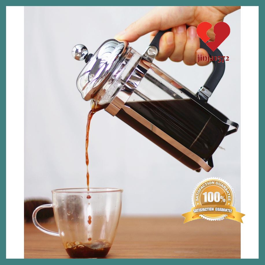 ของดีมีคุณภาพ คุณภาพสูงFrench Press กาชงกาแฟ เหยือกชงกาแฟ ที่ชงกาแฟ เครื่องชงชากาแฟสแตนเลส cool สุดๆ