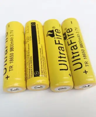 UltraFire ถ่านชาร์จ Li-ion 18650 3.7V 9800mAh (4ก้อน)