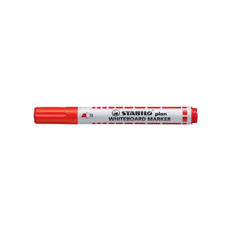 Electro48 STABILO ปากกาไวท์บอร์ดหัวตัด Plan สีแดง 643/40