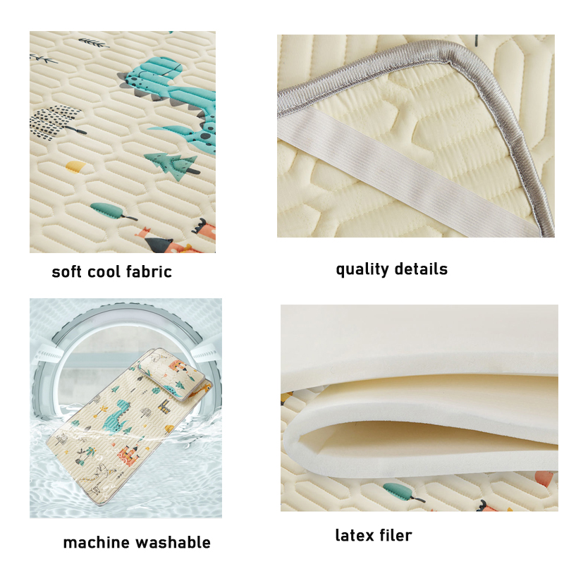 Baby Sleeping Mat 120 X60 Crib Mat Baby Bed Mattress Cover Protector